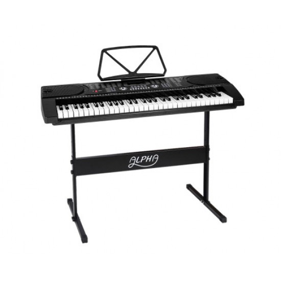 ALPHA 61 Keys LED Electronic Piano Keyboard