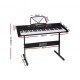 Alpha 61 Keys Electronic Piano Keyboard LED Electric w/Holder Music Stand USB Port