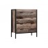 Chest of Drawers Tallboy Dresser Storage Cabinet Industrial Rustic