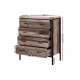 Chest of Drawers Tallboy Dresser Storage Cabinet Industrial Rustic