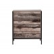 Chest of Drawers Tallboy Dresser Storage Cabinet Industrial Rustic