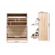 Hurry Guru  Shoe Cabinet Shoes Storage Rack 24 Pairs Organiser Shelf Cupboard Oak