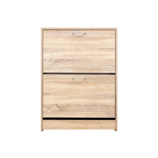 Hurry Guru  Shoe Cabinet Shoes Storage Rack 24 Pairs Organiser Shelf Cupboard Oak