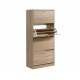  Hurryguru Shoe Cabinet Shoes Storage Rack Organiser 60 Pairs Wood Shelf Drawer