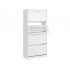 Hurryguru Shoe Cabinet Shoes Storage Rack White Organiser Shelf Cupboard 18 Pairs Drawer