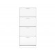 Hurryguru Shoe Cabinet Shoes Storage Rack White Organiser Shelf Cupboard 18 Pairs Drawer