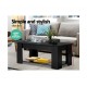 HurryGuru Lift Up Top Coffee Table Storage Shelf Black