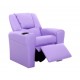 Keezi Kids Recliner Chair Purple PU Leather Sofa Lounge Couch Children Armchair