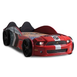 Children Racing Car Night Red Bed For Boys Girls 