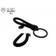 Stylish Metal Car Rim Key Chain with Retractable Shock Absorber Shape Keyrings