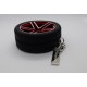 Collectible Tire Key Chain with Leather Rope Keyrings Car Wheel-look Key Chain