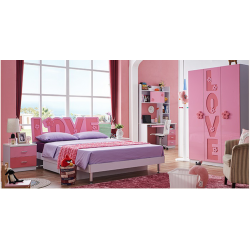 New Kids Love Bed for Girl Bedroom Furniture HDF Q...