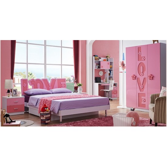 New Kids Bedroom Furniture Accessories, Girls Bedroom Furniture, HDF Quality Full Set (3 Accessories Included)