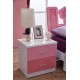 New Kids Love Bed for Girl Bedroom Furniture HDF Quality Full Set, Bed with Love Frame and Accessories