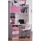 New Kids Love Bed for Girl Bedroom Furniture HDF Quality Full Set, Bed with Love Frame and Accessories