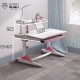 Pink Height Adjustable Children Kids Ergonomic Study Desk Chair Set
