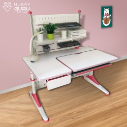 Pink Ergonomic Children Kids Study Desk and Chair ...