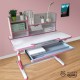 Pink Height Adjustable Ergonomic Study Desk & Chair Set for Kids Children Students