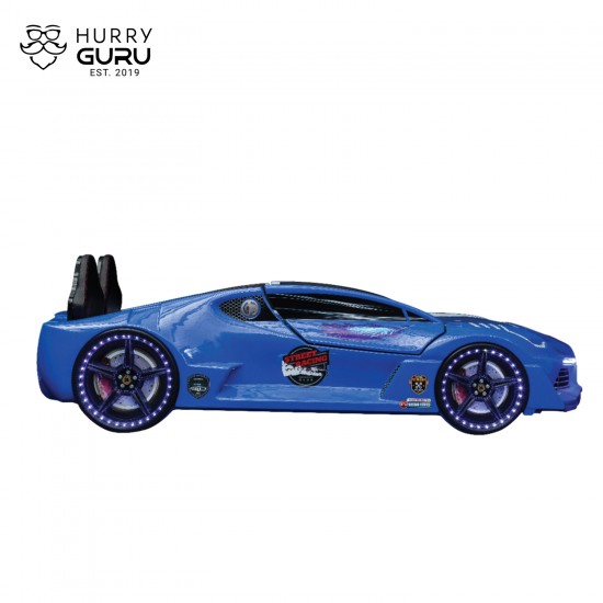 Luxury Race Car Bed Blue Design For Little Champs