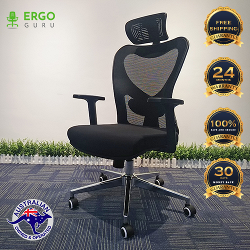 Executive Home Office Chair Ergonomic Support Comfortable Size Modern Design