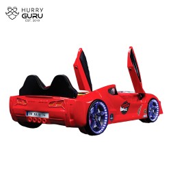 Luxury Race Red Car Bed Design For Little Champs