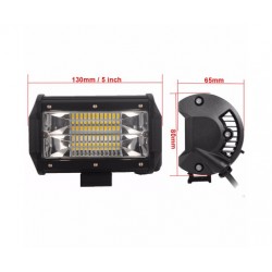 HurryGuru 2x 5inch Flood LED Light Bar Offroad Boa...