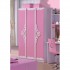 3 Door Princess Pink Wardrobe