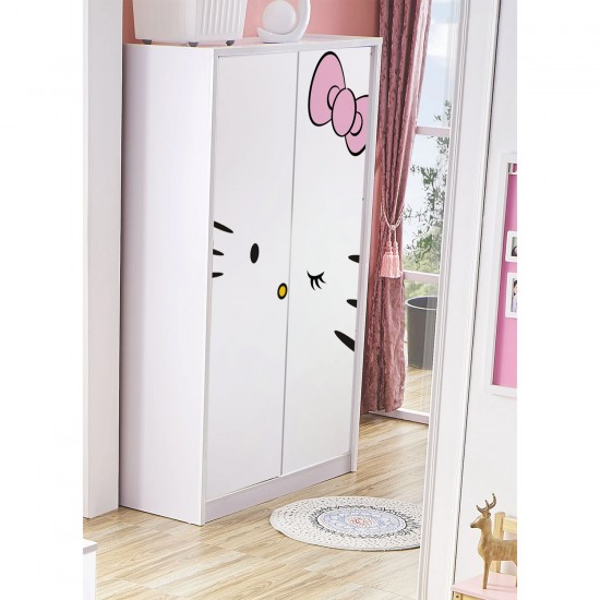 2 Door Hellow Kitty Wardrobe