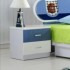 Navy/White Kids Bedside Table