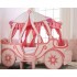 pink carriage bed girls single bed princess bed