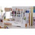Single Over Double Bunk Brown Trundle Bed Staircase Drawers Children Bedroom
