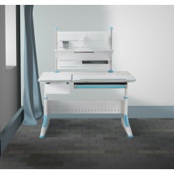 New Kids Study desk Blue with open Book shelf, Ang...