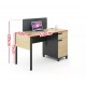 New computer Office modern Desk table with Two in build drawers, with protection