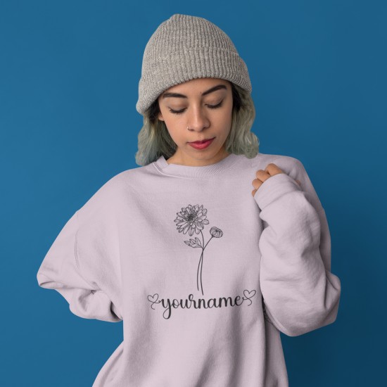 Your Name Flower Birthday T-Shirts