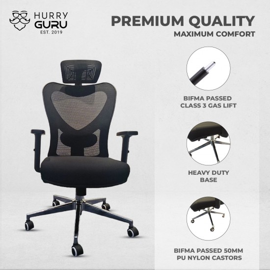 Executive home/ office chair ergonomic support comfortable size modern design