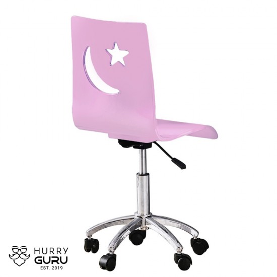 Pink Kids Study Table and chair with bookshelf & Desk for Kids Children Students