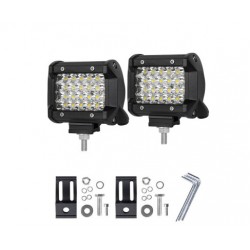 HurryGuru Pair 4 inch Spot LED Work Light Bar Phil...