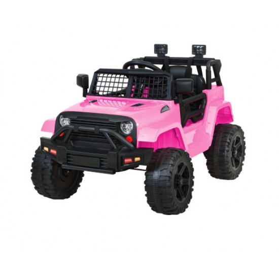 Rigo Kids Ride On Car Electric 12V Car Toys Jeep Battery Remote Control Pink