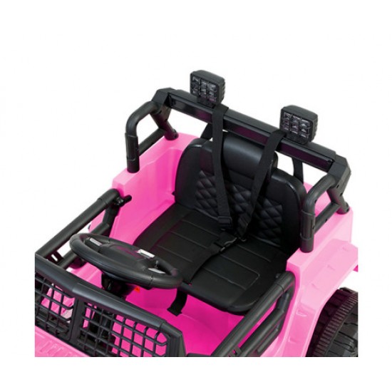 Rigo Kids Ride On Car Electric 12V Car Toys Jeep Battery Remote Control Pink