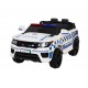 Rigo Kids Ride On Car Inspired Patrol Police Electric Powered Toy Cars White