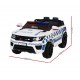 Rigo Kids Ride On Car Inspired Patrol Police Electric Powered Toy Cars White