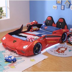 New Kids Car bed with Open Doors, Music, LED Light...