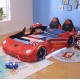 New Kids Car bed with Open Doors, Music, LED Lights on Wheel ,Head, Sides