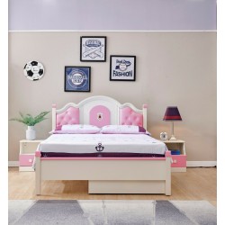 Double Bed set for Girls/ Teen/ Children With Bed ...
