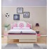 Double Bed set for Girls/ Teen/ Children With Bed Side Table