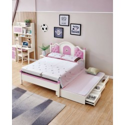 Double Trundle Bed set for Girls/ Teen/ Children w...