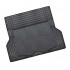 HurryGuru ALUMINIUM LOOK 1-Piece Boot Mat - BLACK [Rubber/Aluminium Look]