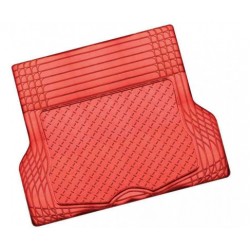 HurryGuru ALUMINIUM LOOK 1-Piece Boot Mat - RED [R...