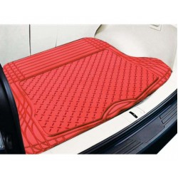 HurryGuru ALUMINIUM LOOK 1-Piece Boot Mat - RED [R...