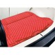 HurryGuru ALUMINIUM LOOK 1-Piece Boot Mat - RED [Rubber/Aluminium Look]